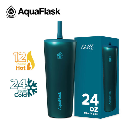 AquaFlask 24oz Chill Cup - Atlantic Blue