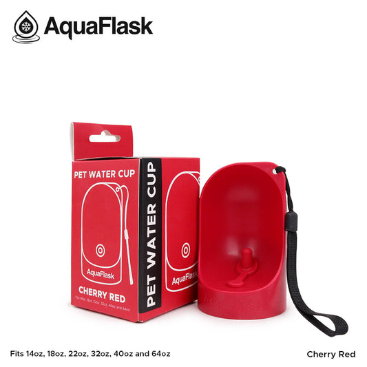 AquaFlask Pet Cup - Cherry Red